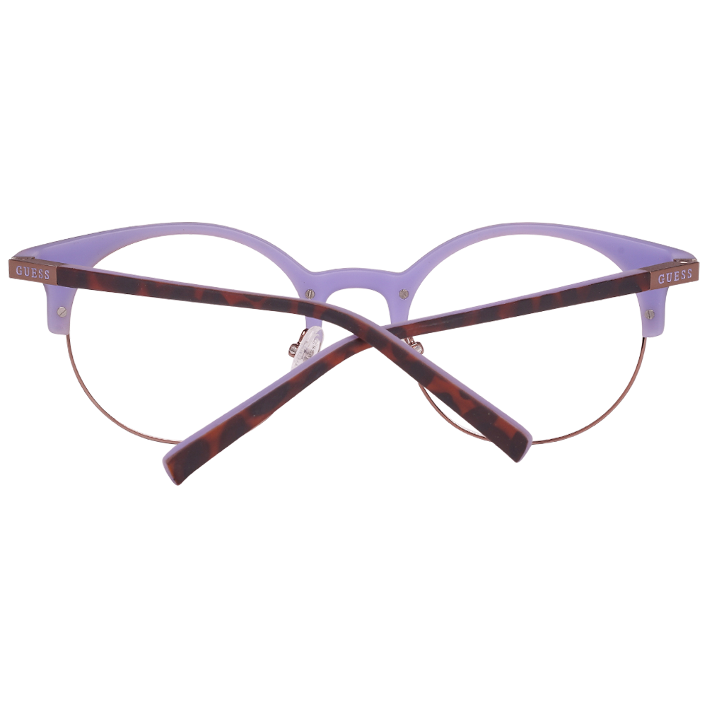 Guess Round glasses in Brown with Metal frame, model Guess Optical Frames GU3025 51052, from Burghley & Co – Luxury eyewear UK