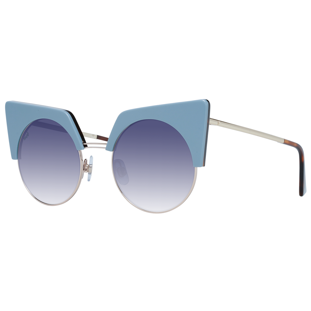 Web Cat-eye sunglasses in Blue with Metal frame, model Web Sunglasses WE0229 4986W, from Burghley & Co – Luxury eyewear UK