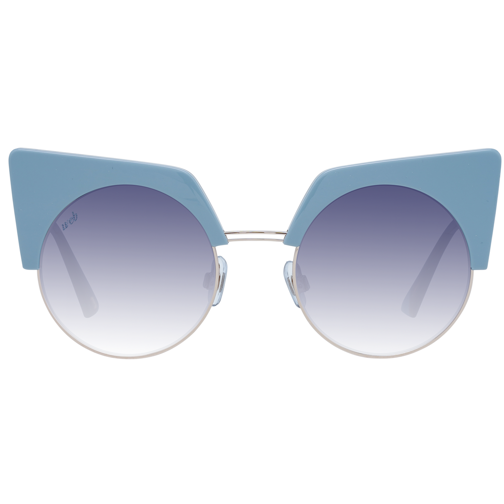 Web Cat-eye sunglasses in Blue with Metal frame, model Web Sunglasses WE0229 4986W, from Burghley & Co – Luxury eyewear UK