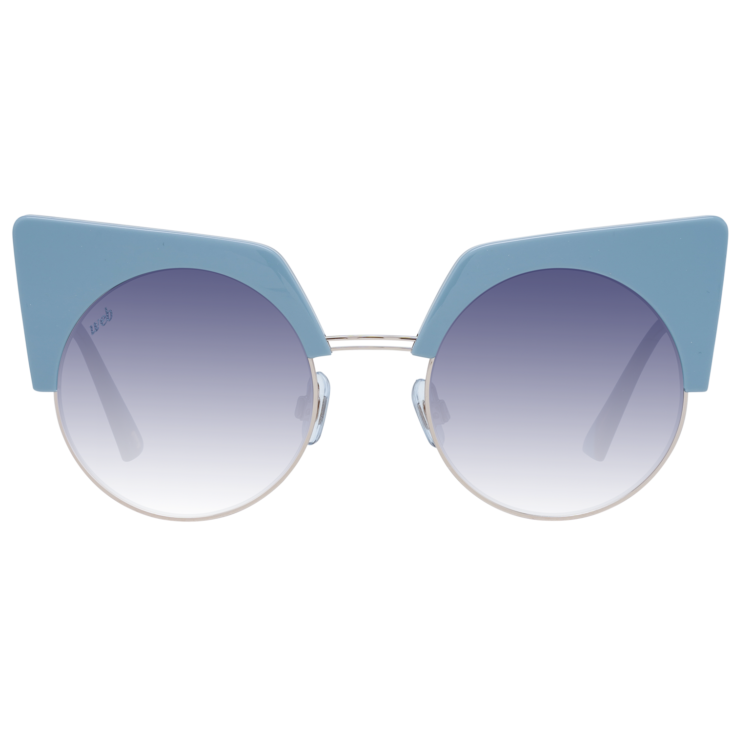 Web Cat-eye sunglasses in Blue with Metal frame, model Web Sunglasses WE0229 4986W, from Burghley & Co – Luxury eyewear UK