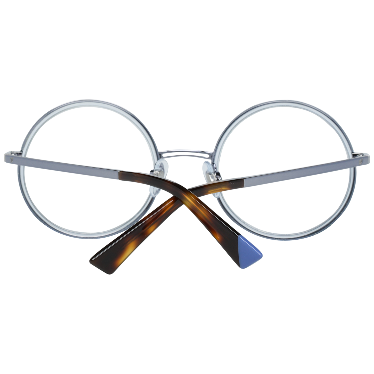 Web glasses in Silver with Metal frame, model Web Optical Frame WE5244 086 49, from Burghley & Co – Luxury eyewear UK