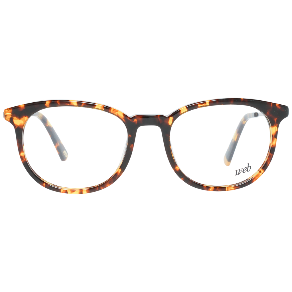 Web Round glasses in Brown with Plastic frame, model Web Optical Frame WE5246 053 52, from Burghley & Co – Luxury eyewear UK