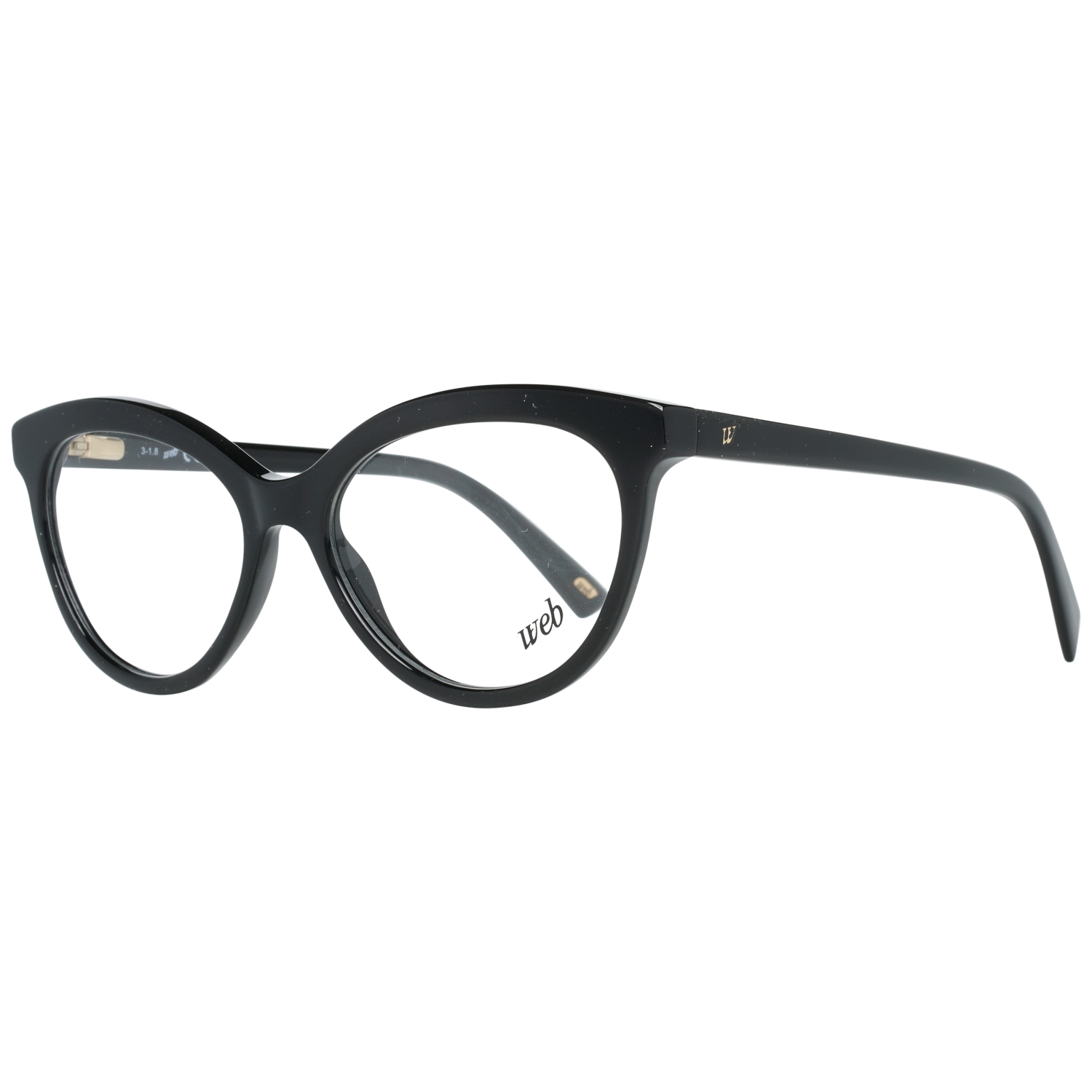 Web glasses in Black with Plastic frame, model Web Optical Frame WE5250 001 51, from Burghley & Co – Luxury eyewear UK
