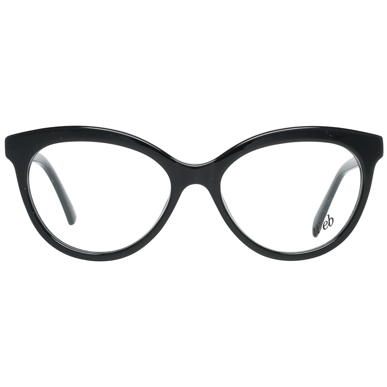 Web glasses in Black with Plastic frame, model Web Optical Frames WE5250 51001, from Burghley & Co – Luxury eyewear UK