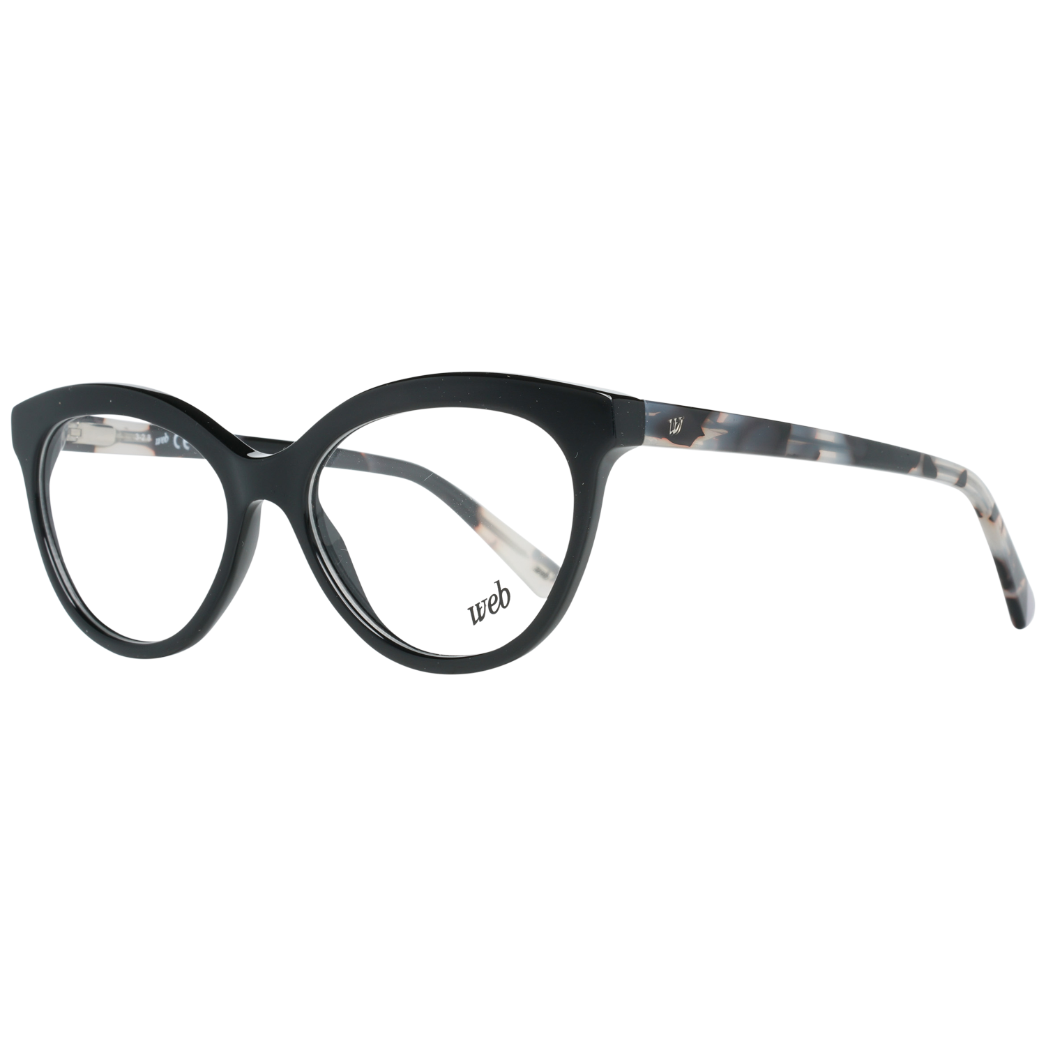 Web glasses in Black with Plastic frame, model Web Optical Frame WE5250 A01 51, from Burghley & Co – Luxury eyewear UK