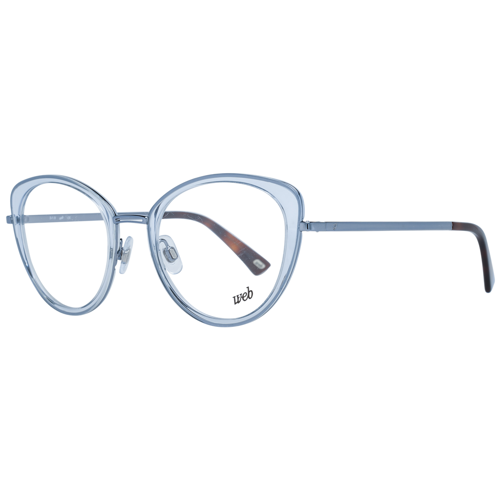 Web Cat-eye glasses in Clear with Metal frame, model Web Optical Frame WE5257 086 53, from Burghley & Co – Luxury eyewear UK