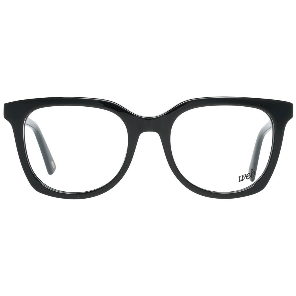 Web Round glasses in Black with Plastic frame, model Web Optical Frames WE5260 49001, from Burghley & Co – Luxury eyewear UK