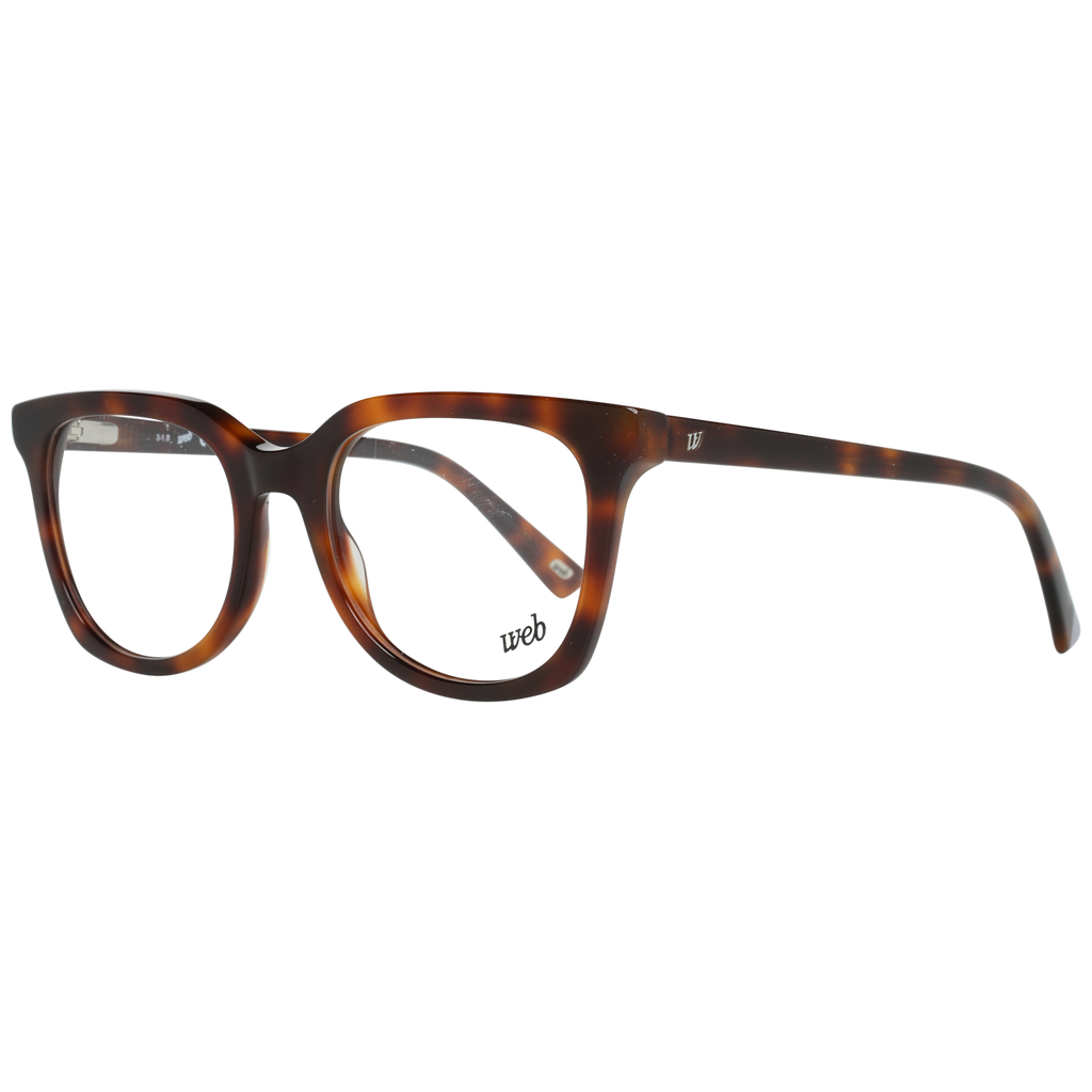 Web Rectangle glasses in Brown with Plastic frame, model Web Optical Frames WE5260 49052, from Burghley & Co – Luxury eyewear UK