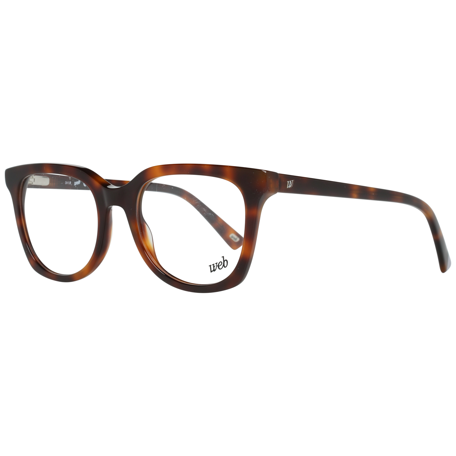 Web Rectangle glasses in Brown with Plastic frame, model Web Optical Frames WE5260 49052, from Burghley & Co – Luxury eyewear UK