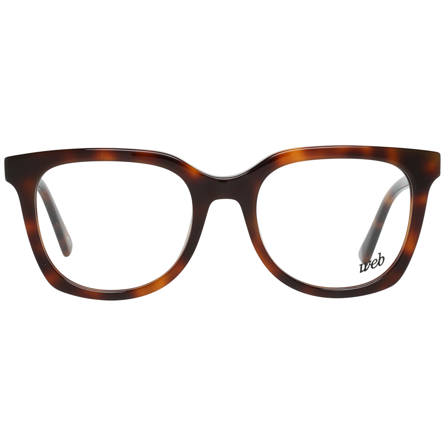 Web Rectangle glasses in Brown with Plastic frame, model Web Optical Frames WE5260 49052, from Burghley & Co – Luxury eyewear UK