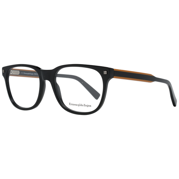 Ermenegildo Zegna Square glasses in Black with Plastic frame, model Ermenegildo Zegna Optical Frames EZ5120 54001, from Burghley & Co – Luxury eyewear UK