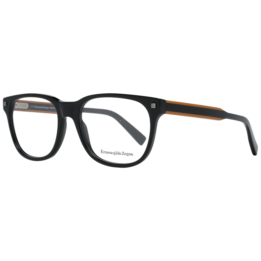 Ermenegildo Zegna Square glasses in Black with Plastic frame, model Ermenegildo Zegna Optical Frames EZ5120 54001, from Burghley & Co – Luxury eyewear UK