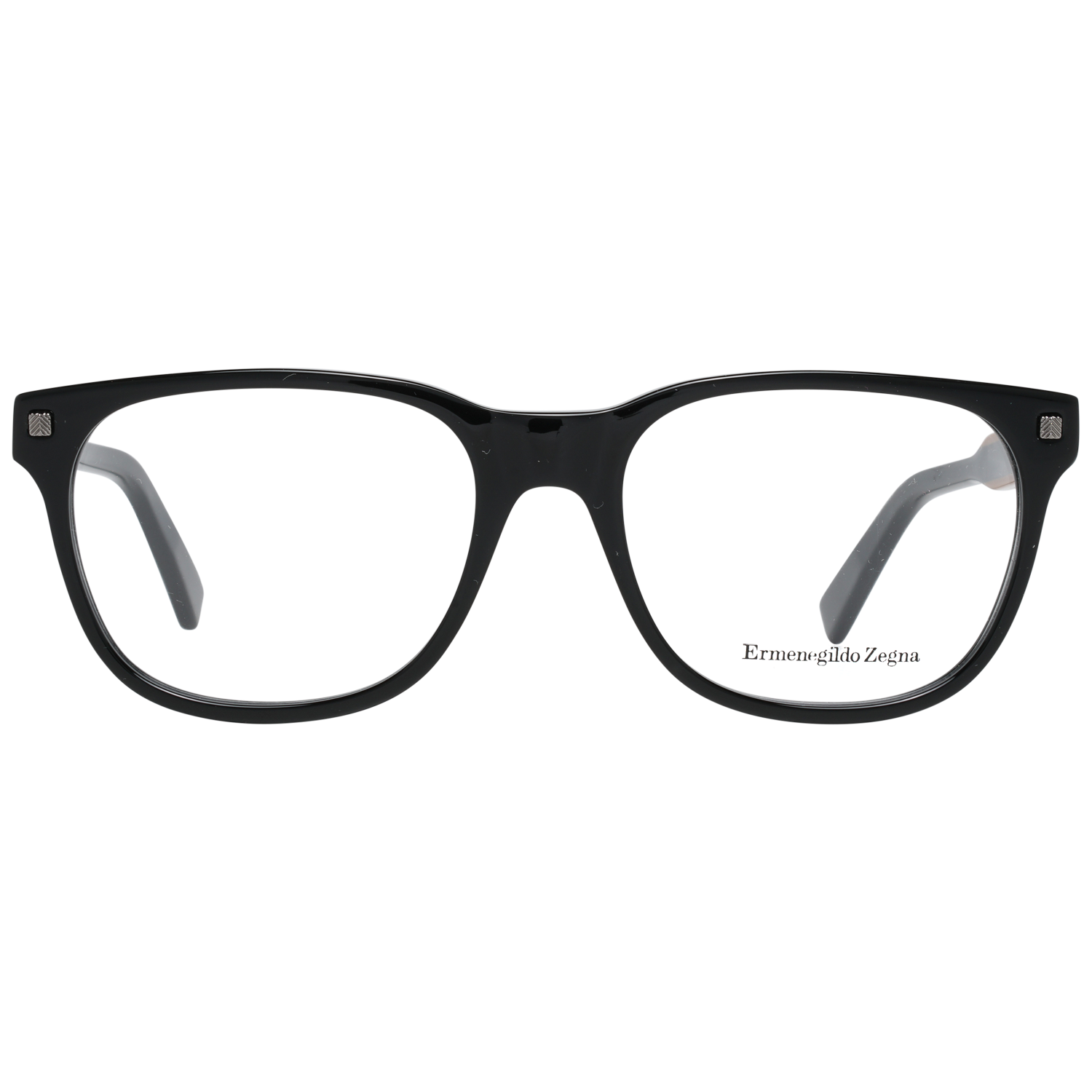Ermenegildo Zegna Square glasses in Black with Plastic frame, model Ermenegildo Zegna Optical Frames EZ5120 54001, from Burghley & Co – Luxury eyewear UK