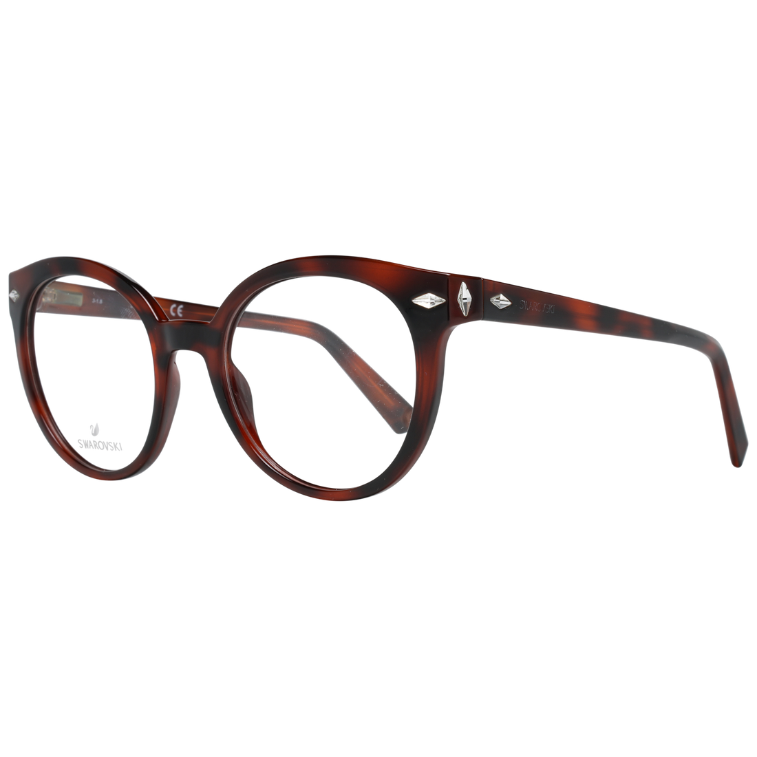 Swarovski glasses in Brown with Plastic frame, model Swarovski Optical Frames SK5272 50052, from Burghley & Co – Luxury eyewear UK