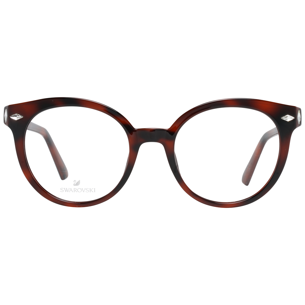 Swarovski glasses in Brown with Plastic frame, model Swarovski Optical Frame SK5272 052 50, from Burghley & Co – Luxury eyewear UK