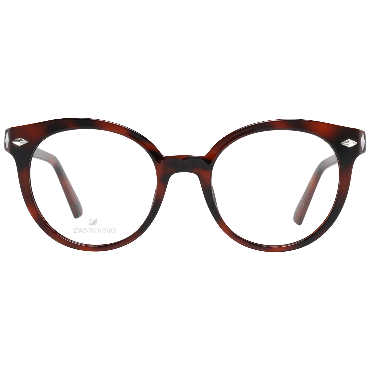 Swarovski glasses in Brown with Plastic frame, model Swarovski Optical Frame SK5272 052 50, from Burghley & Co – Luxury eyewear UK