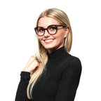 Swarovski glasses in Brown with Plastic frame, model Swarovski Optical Frames SK5272 50052, from Burghley & Co – Luxury eyewear UK