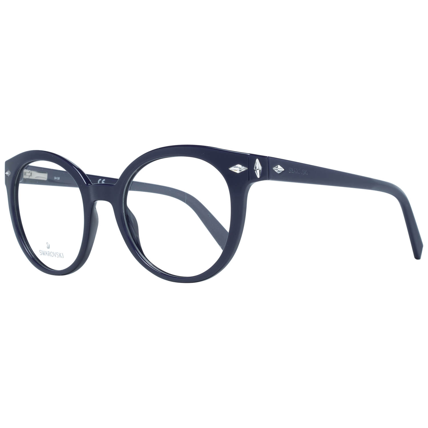 Swarovski glasses in Purple with Plastic frame, model Swarovski Optical Frame SK5272 081 50, from Burghley & Co – Luxury eyewear UK