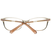 Swarovski Rectangle glasses in Gold with Metal frame, model Swarovski Optical Frames SK5277 52032, from Burghley & Co – Luxury eyewear UK