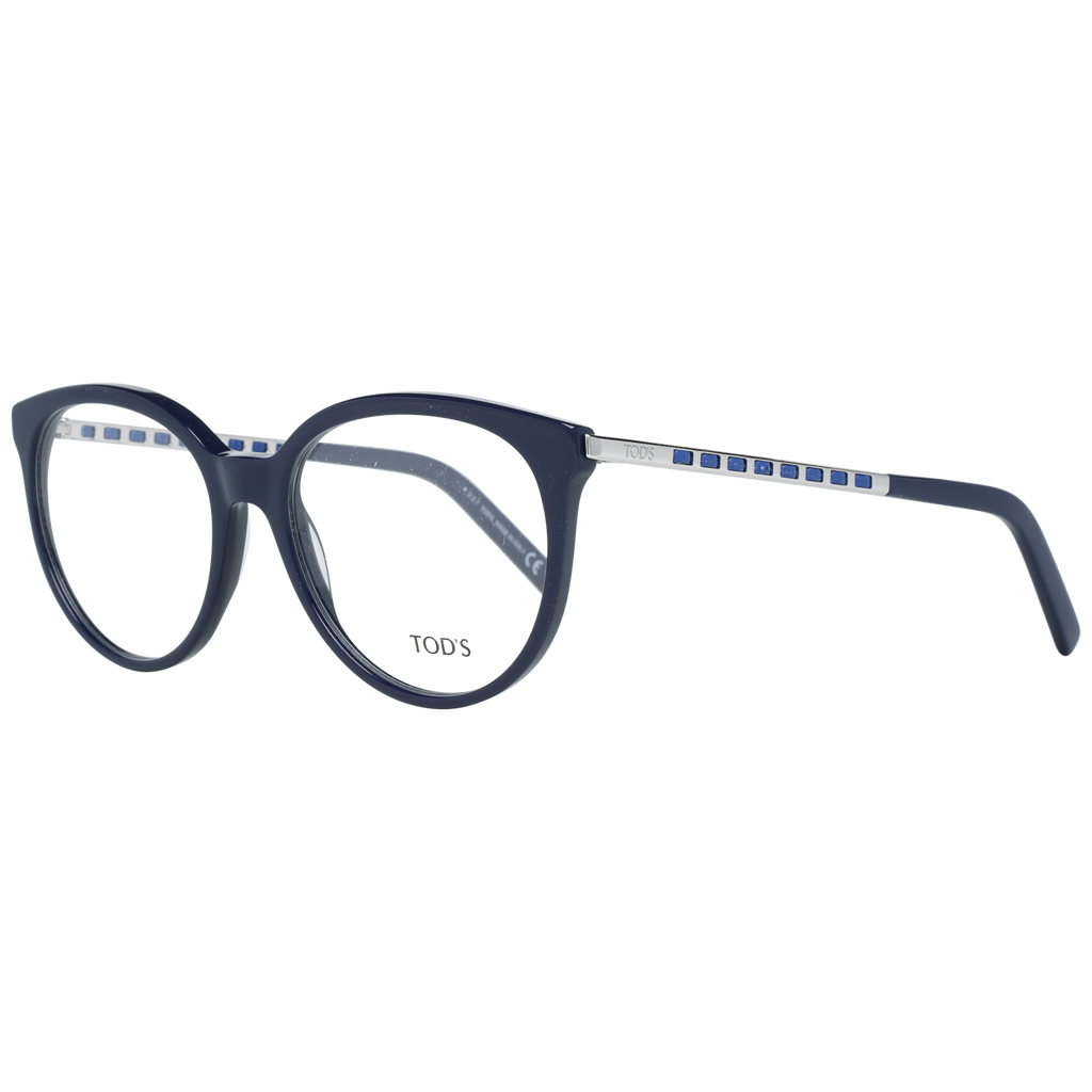 Tod's Round glasses in Blue with Metal frame, model Tods Optical Frame TO5192 090 53, from Burghley & Co – Luxury eyewear UK