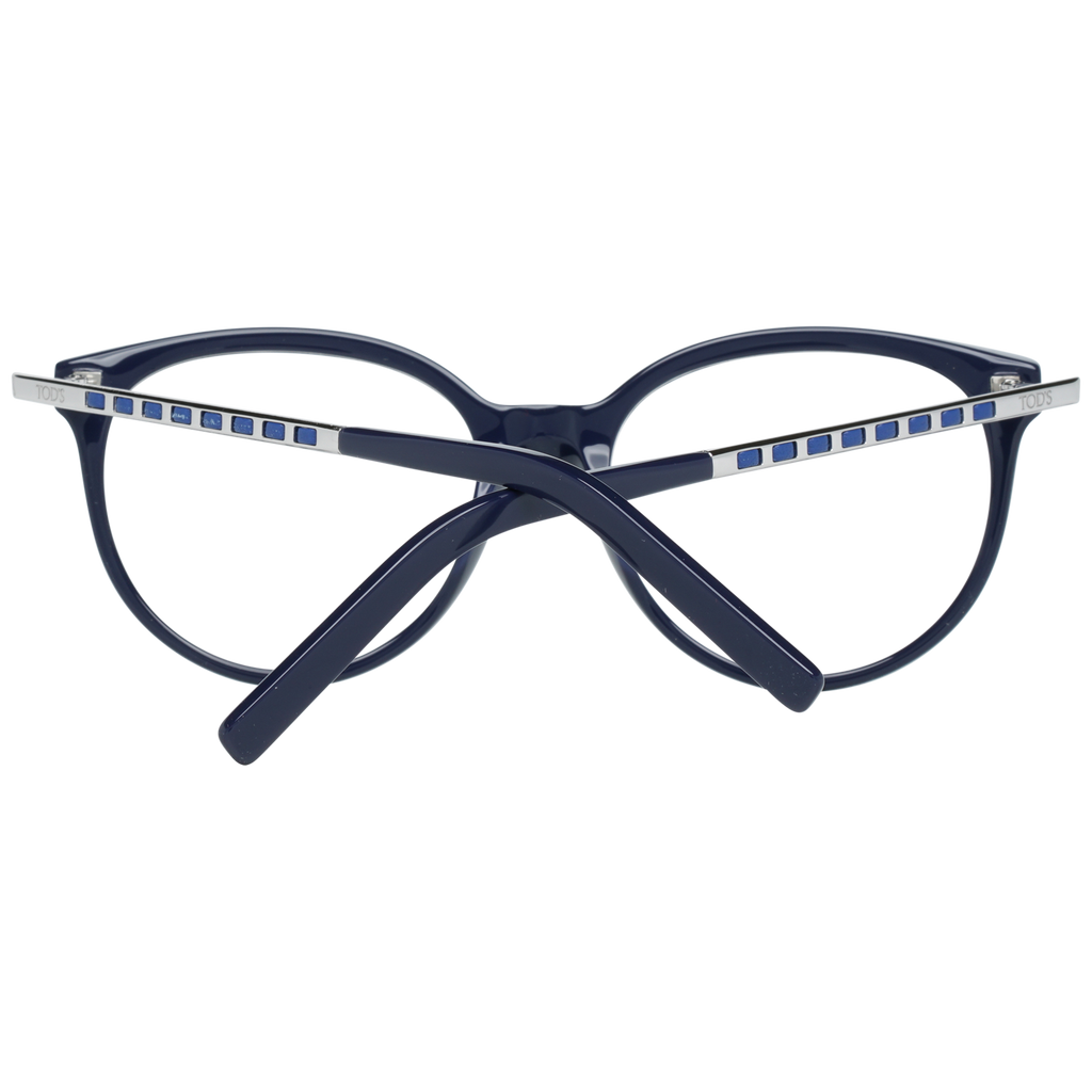 Tod's Round glasses in Blue with Metal frame, model Tods Optical Frame TO5192 090 53, from Burghley & Co – Luxury eyewear UK