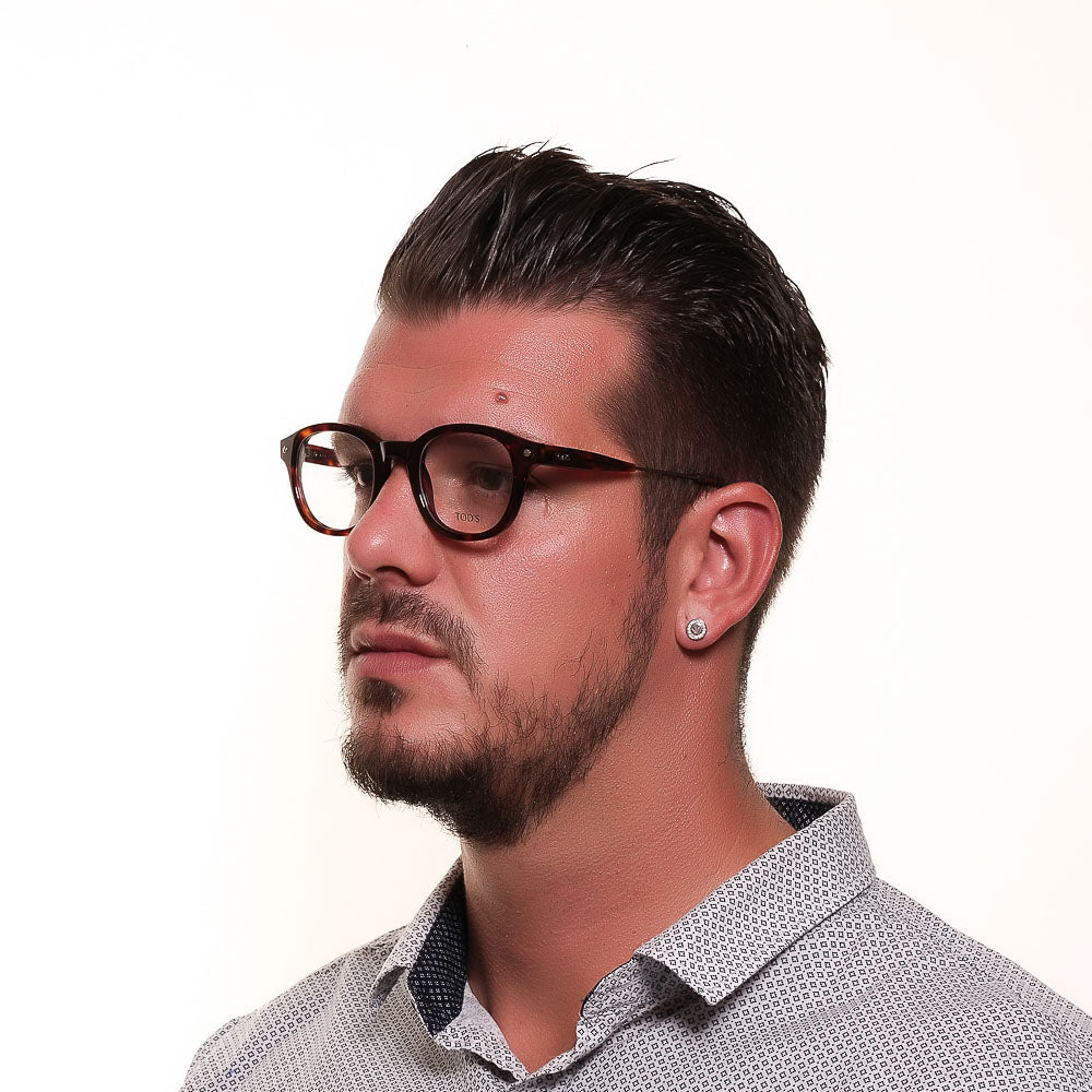 Tod's Round glasses in Brown with Plastic frame, model Tod's Optical Frames TO5196 48054, from Burghley & Co – Luxury eyewear UK