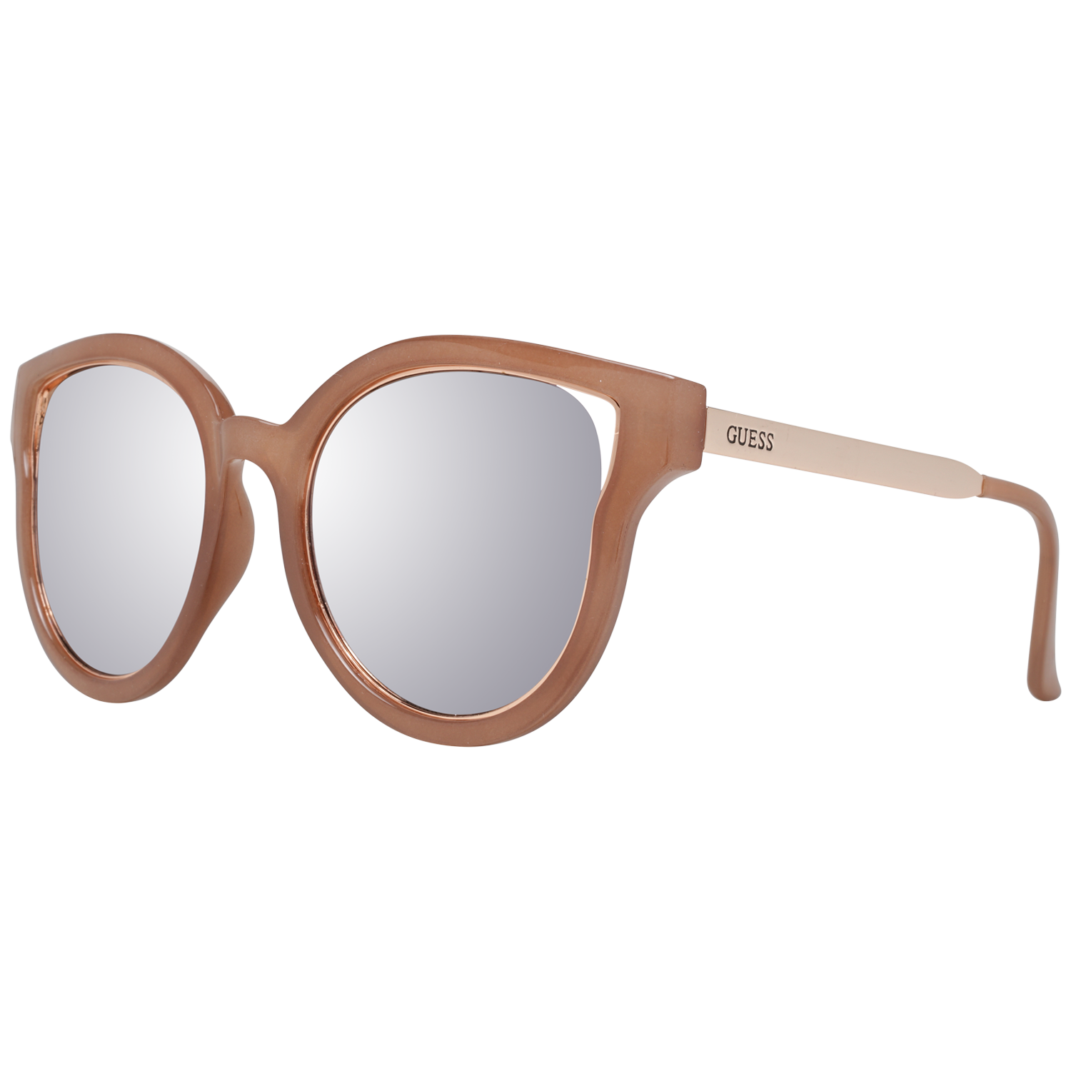 Guess sunglasses in Brown with Metal frame, model Guess Sunglasses GF0323 5472U, from Burghley & Co – Luxury eyewear UK