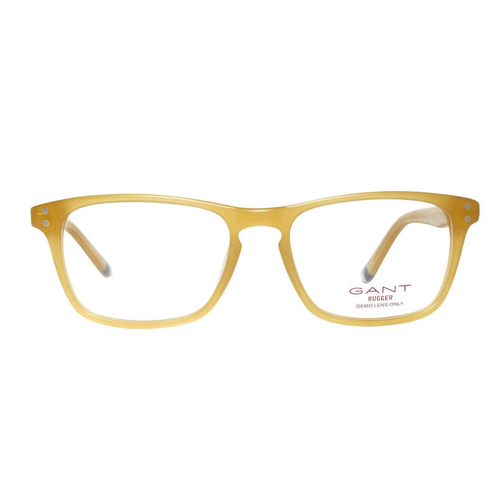 Gant Rectangle glasses in Yellow with Plastic frame, model Gant Optical Frames GRA104 52L69, from Burghley & Co – Luxury eyewear UK