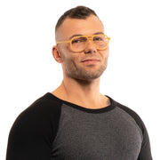 Gant Aviator glasses in Yellow with Acetate frame, model Gant Optical Frames GA3042 54L69, from Burghley & Co – Luxury eyewear UK