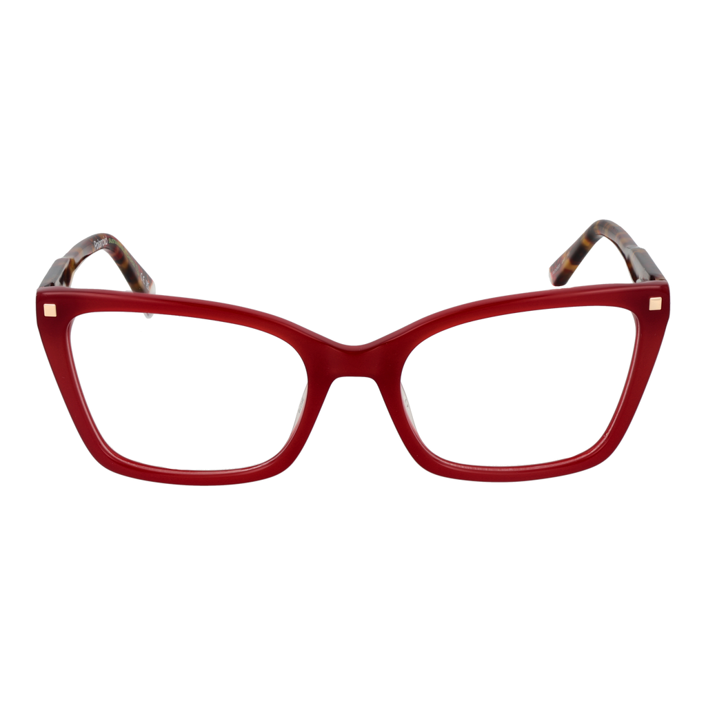Polaroid Cat-eye glasses in Red with Acetate frame, model Polaroid Optical Frames PLD D520 LHF 54, from Burghley & Co – Luxury eyewear UK