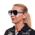 Polaroid Aviator sunglasses in Blue with Plastic frame, model Polaroid Sunglasses PLD 6017/S 60ZDI, from Burghley & Co – Luxury eyewear UK