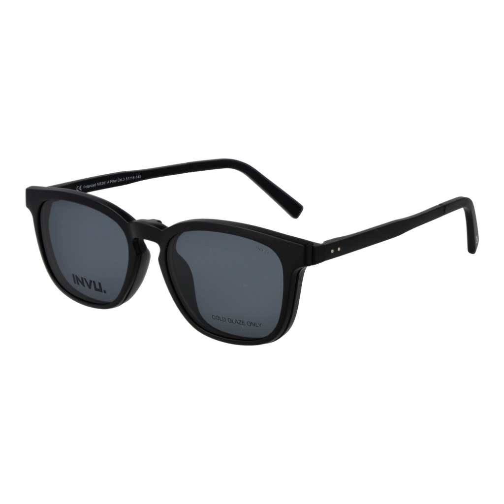 Invu Frames with Sunglasses-Clips M8201 A 51