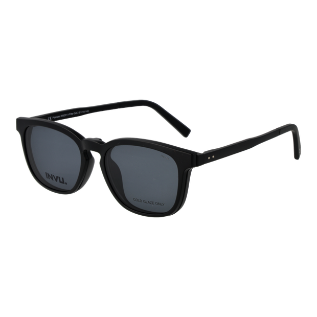 Invu Frames with Sunglasses-Clips M8201 A 51