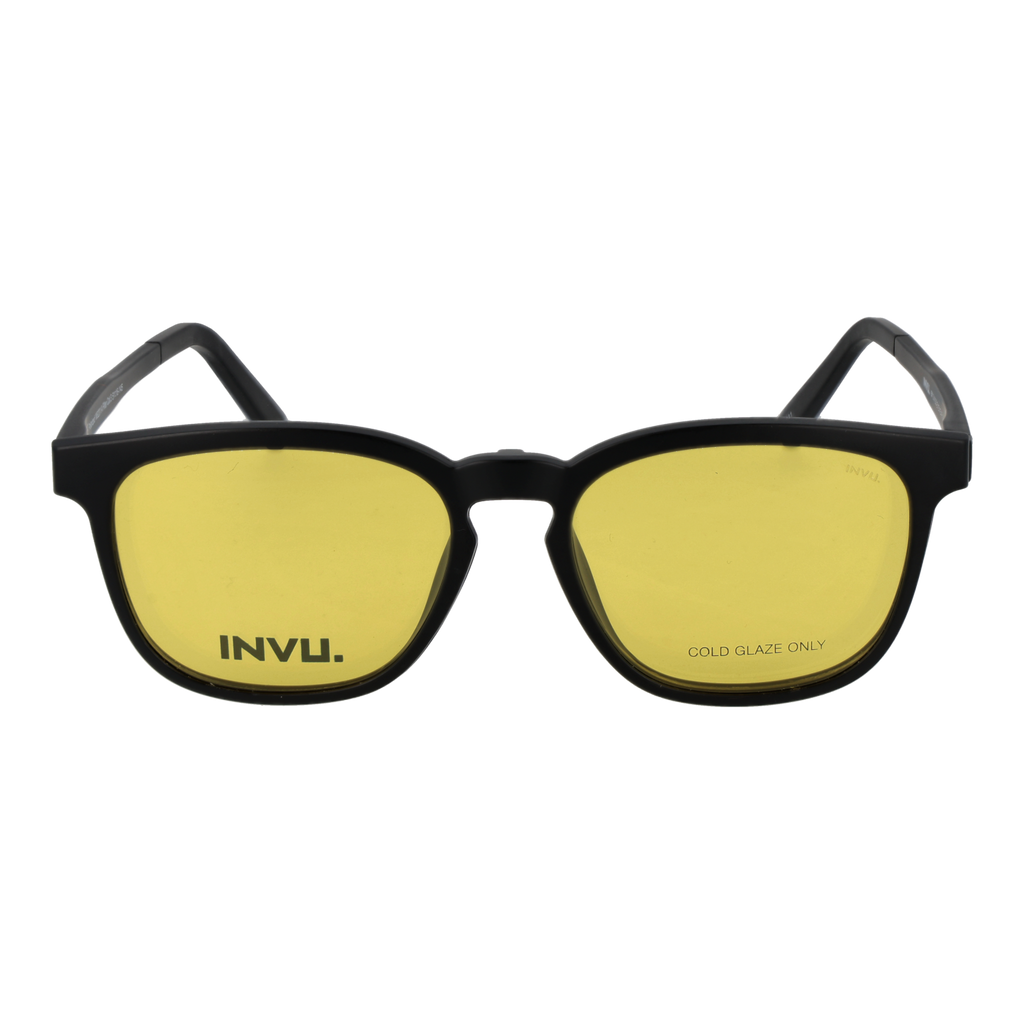 Invu Frames with Sunglasses-Clips M8201 A 51