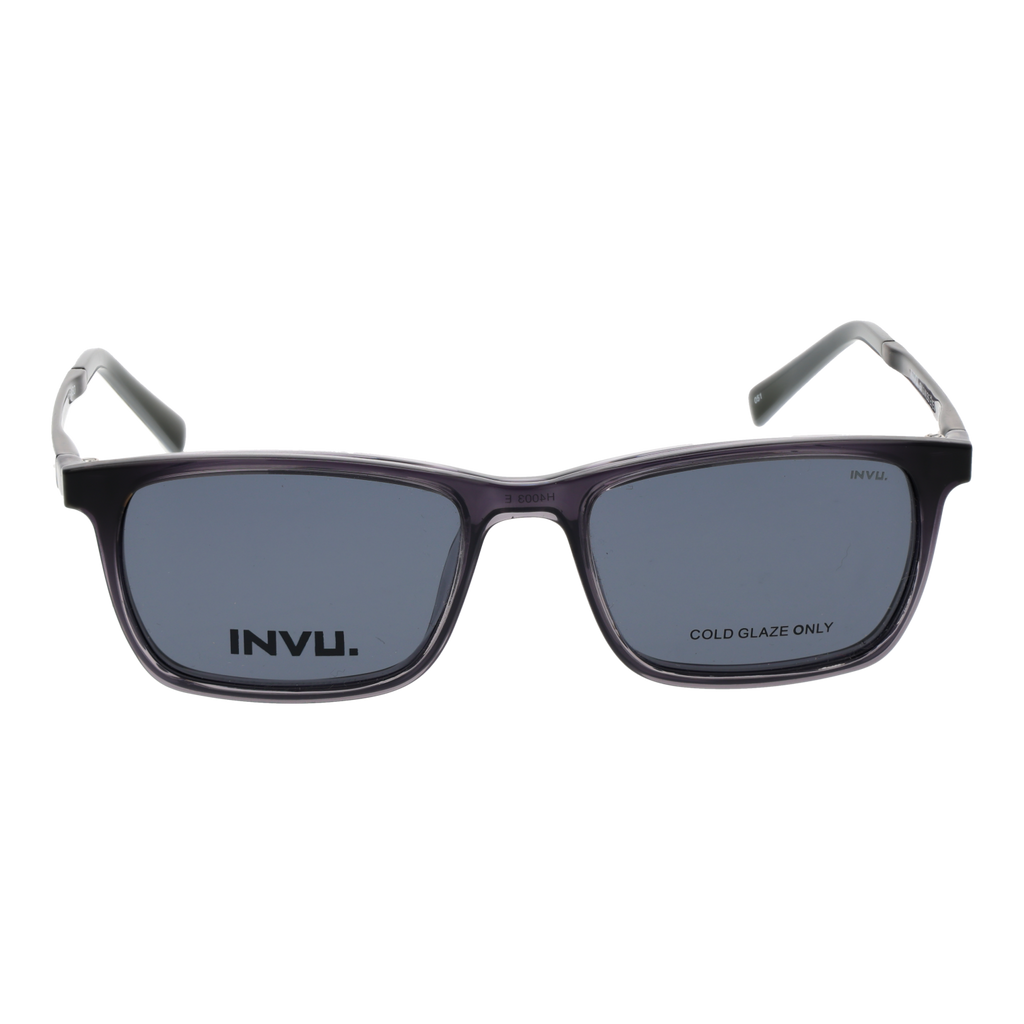 Invu Frames with Sunglasses-Clips M4003 E 49