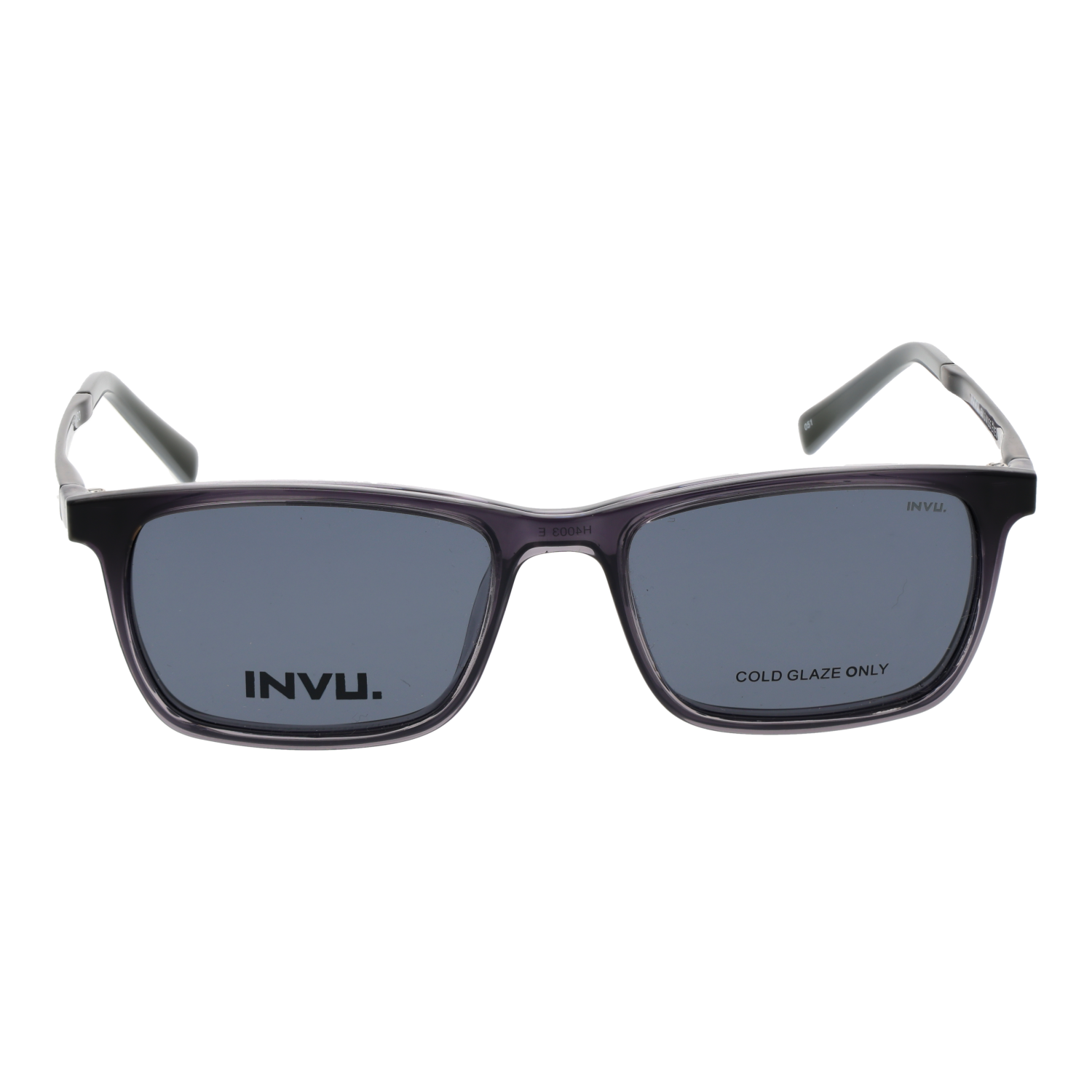 Invu Frames with Sunglasses-Clips M4003 E 49
