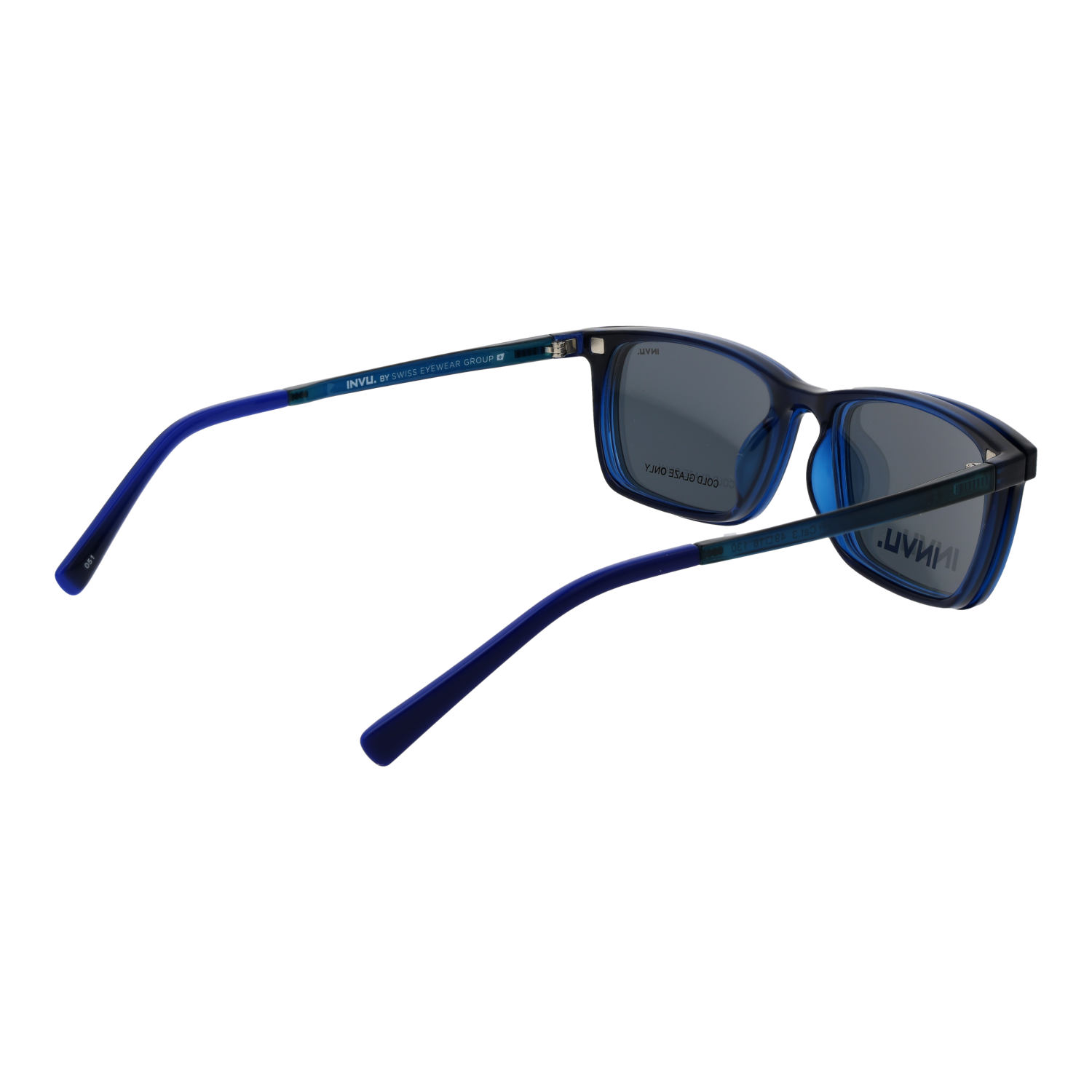 Invu Frames with Sunglasses-Clips M4003 F 49