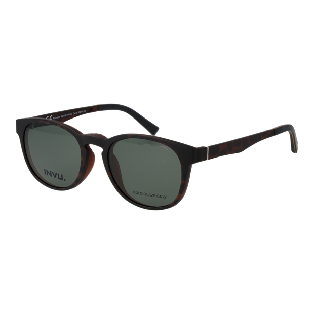 Invu Frames with Sunglasses-Clips M4103 BY 50