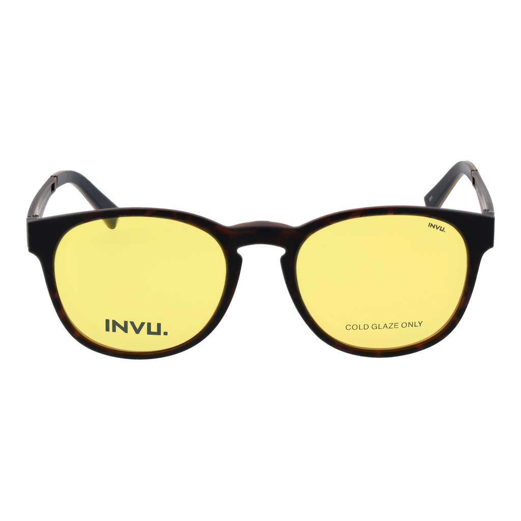 Invu Frames with Sunglasses-Clips M4103 BY 50