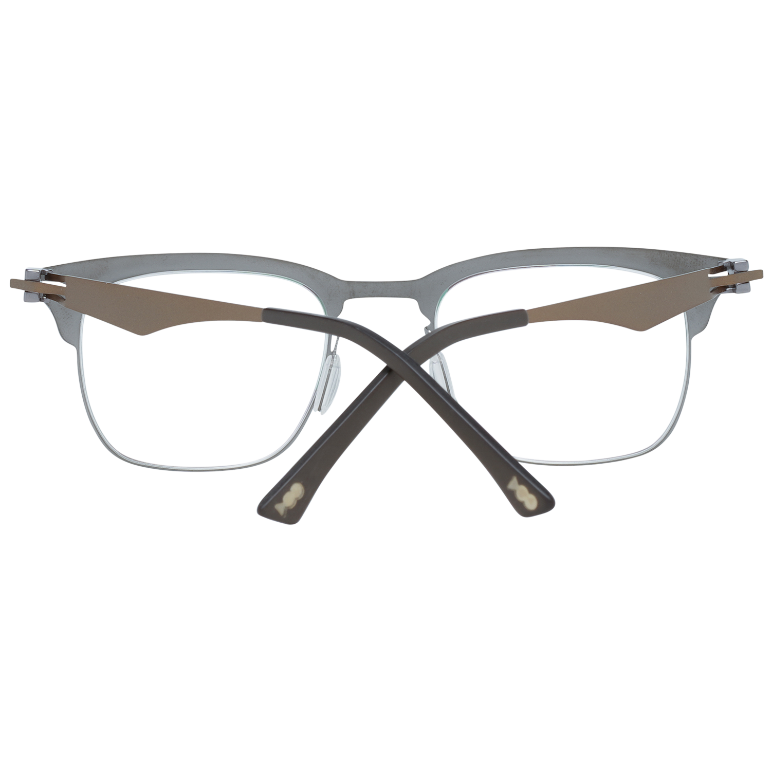 Greater Than Infinity glasses in Brown with Metal frame, model Greater Than Infinity Optical Frames GT001 46V06, from Burghley & Co – Luxury eyewear UK