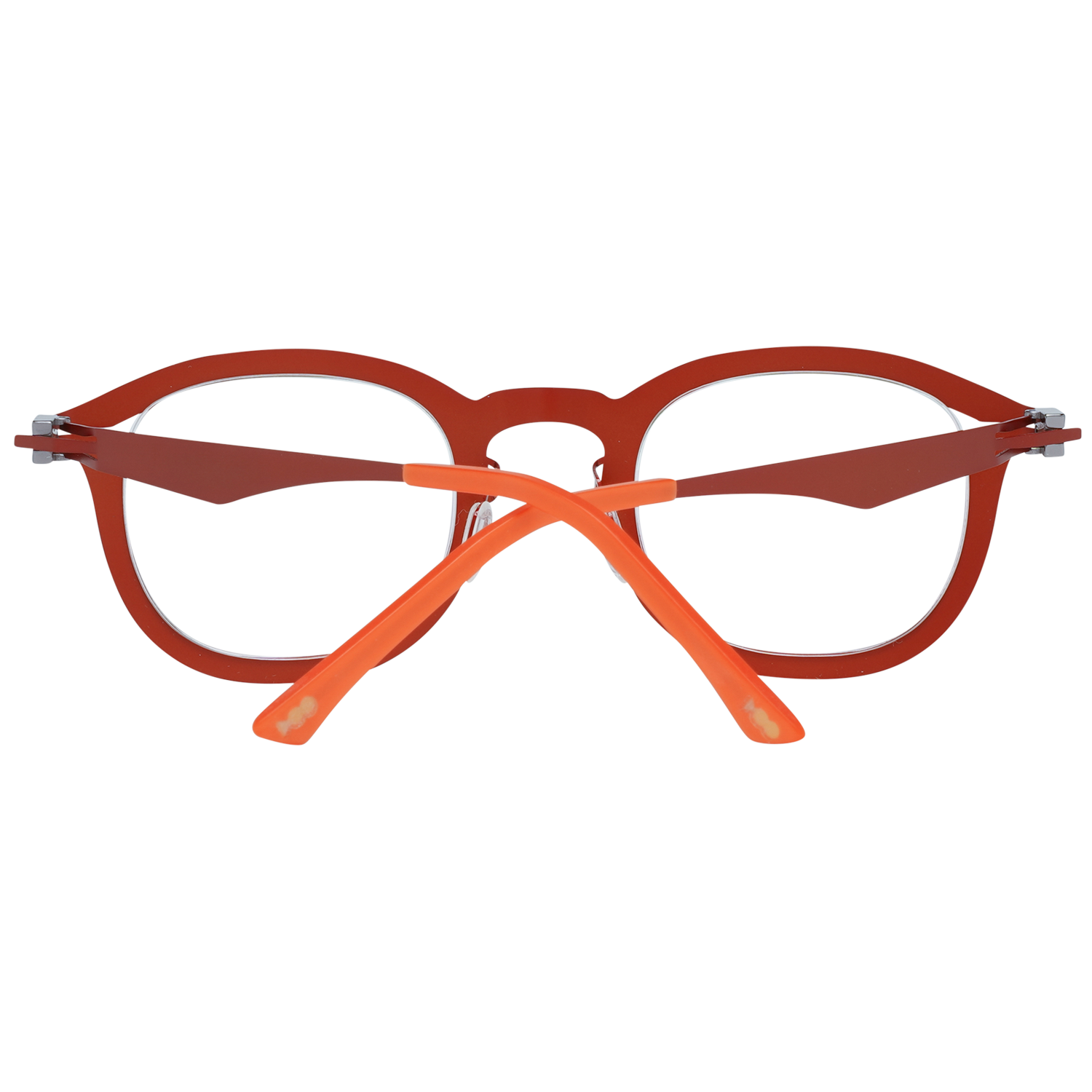 Greater Than Infinity Round glasses in Orange with Metal frame, model Greater Than Infinity Optical Frames GT003 46V06, from Burghley & Co – Luxury eyewear UK