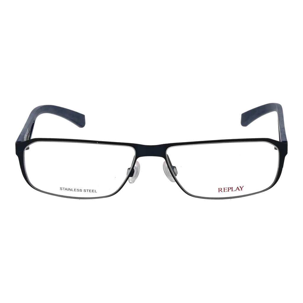 Replay Rectangle glasses, Metal frame, Replay Optical Frames RY060 04 55 – Burghley & Co (Image 2)