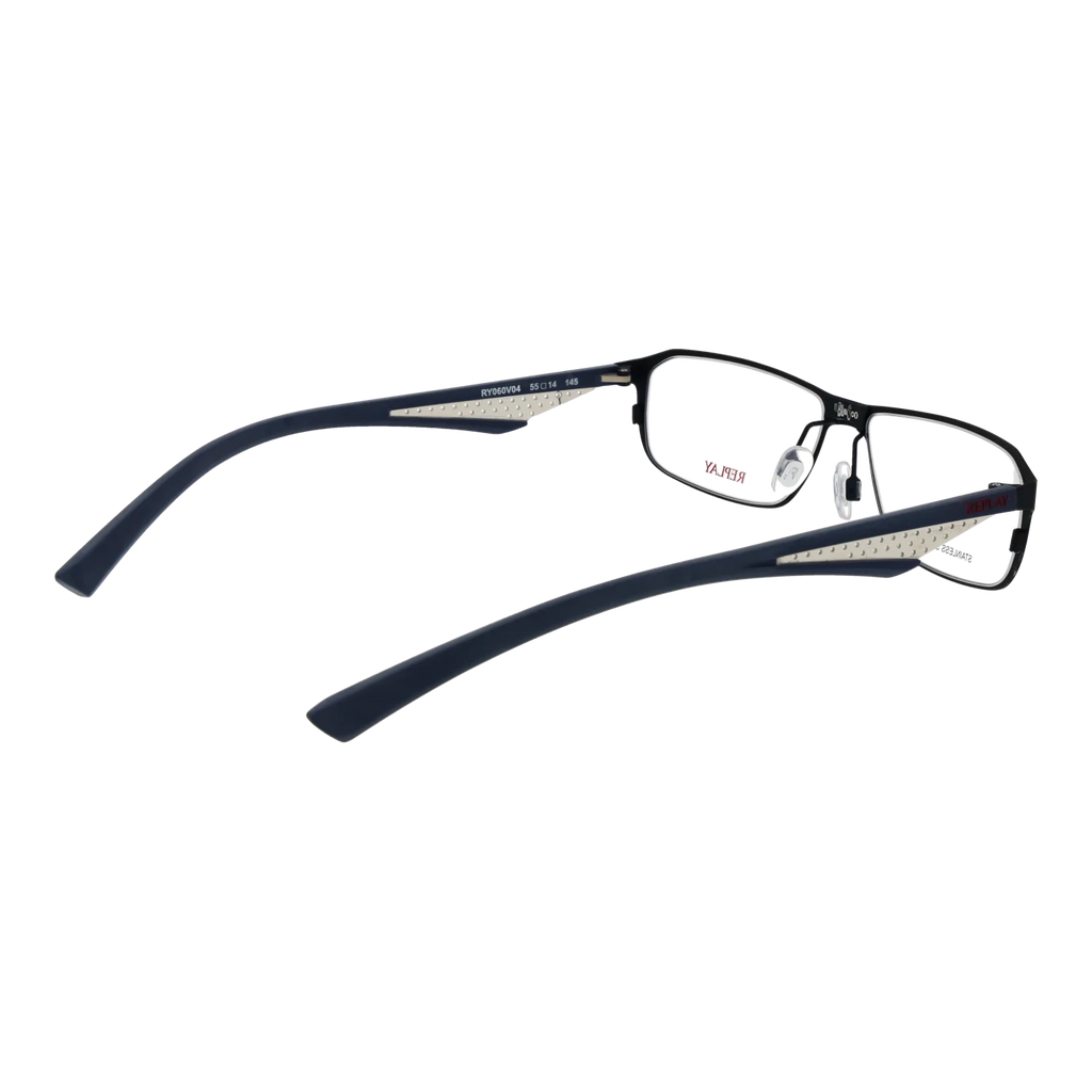 Replay Rectangle glasses, Metal frame, Replay Optical Frames RY060 04 55 – Burghley & Co (Image 3)