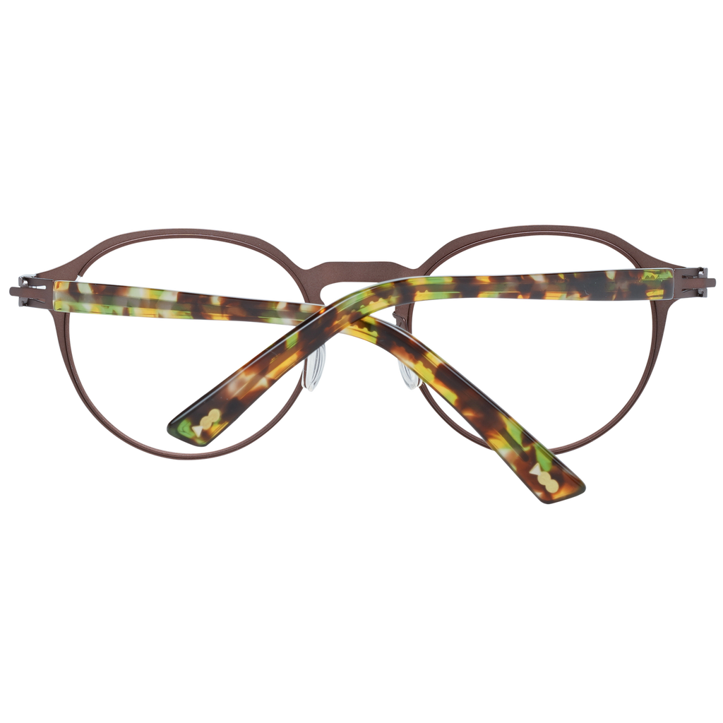 Greater Than Infinity Round glasses in Brown with Metal frame, model Greater Than Infinity Optical Frames GT049 49V04, from Burghley & Co – Luxury eyewear UK