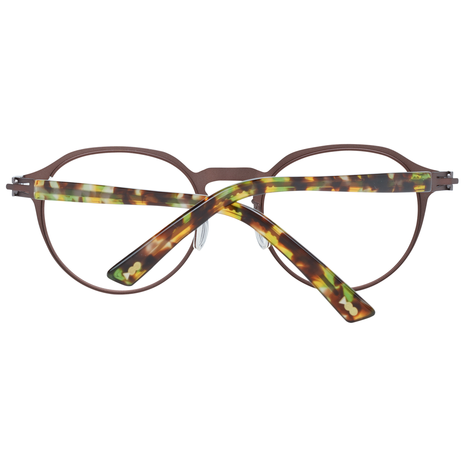 Greater Than Infinity Round glasses in Brown with Metal frame, model Greater Than Infinity Optical Frames GT049 49V04, from Burghley & Co – Luxury eyewear UK