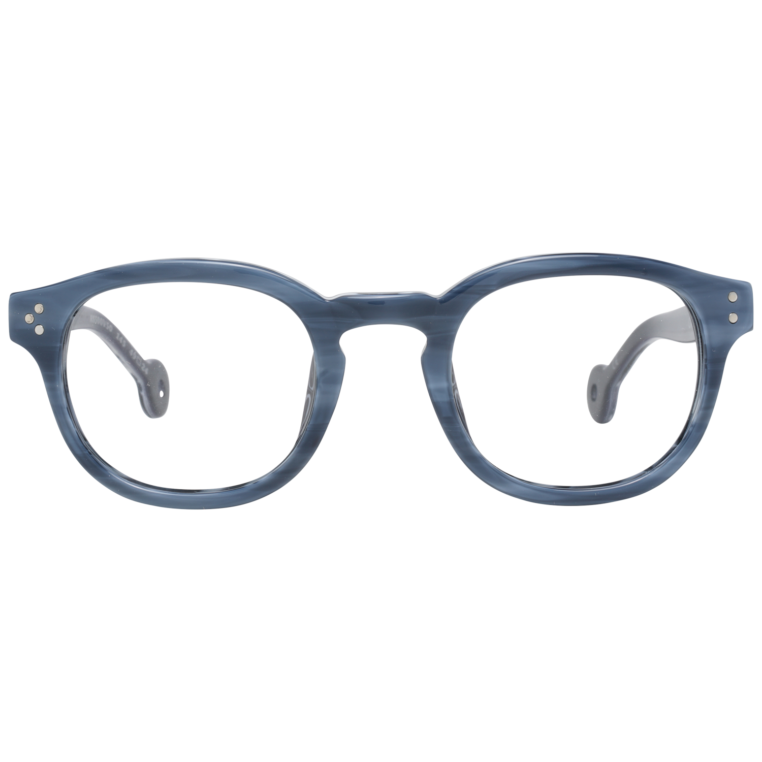 Hally & Son Round glasses in Blue with Plastic frame, model Hally & Son Optical Frame HS500V 50 49, from Burghley & Co – Luxury eyewear UK