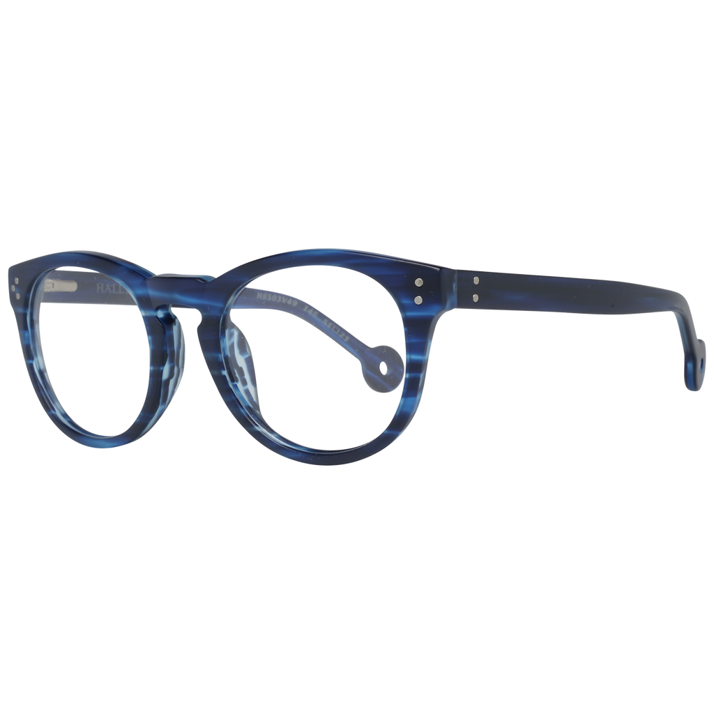 Hally & Son Round glasses in Blue with Plastic frame, model Hally & Son Optical Frames HS503V 5149, from Burghley & Co – Luxury eyewear UK