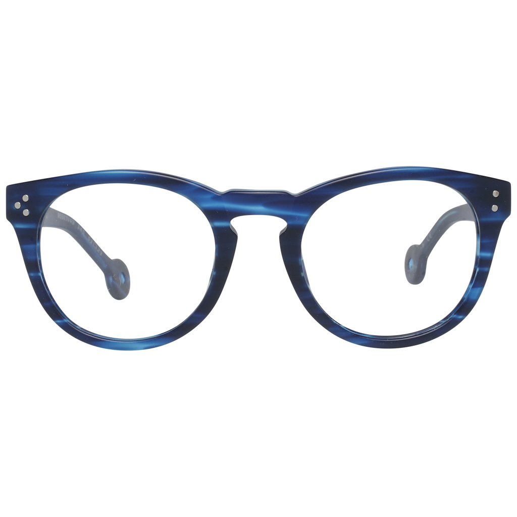 Hally & Son Round glasses in Blue with Plastic frame, model Hally & Son Optical Frames HS503V 5149, from Burghley & Co – Luxury eyewear UK