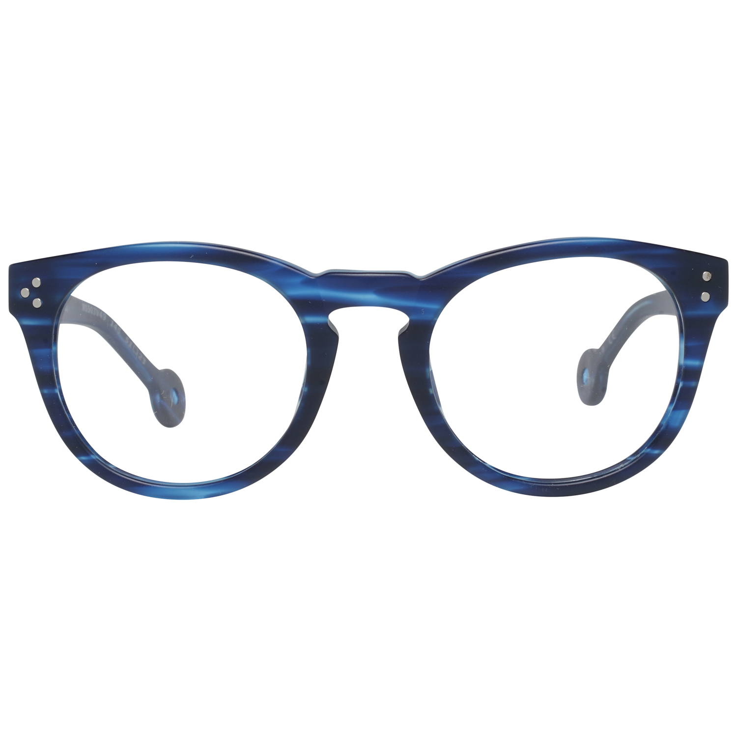 Hally & Son Round glasses in Blue with Plastic frame, model Hally & Son Optical Frame HS503V 49 51, from Burghley & Co – Luxury eyewear UK