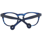Hally & Son Round glasses in Blue with Plastic frame, model Hally & Son Optical Frames HS503V 5149, from Burghley & Co – Luxury eyewear UK